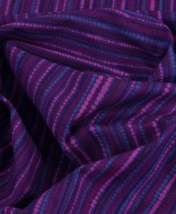 Purple Multi Dot Lines Cotton Fabric